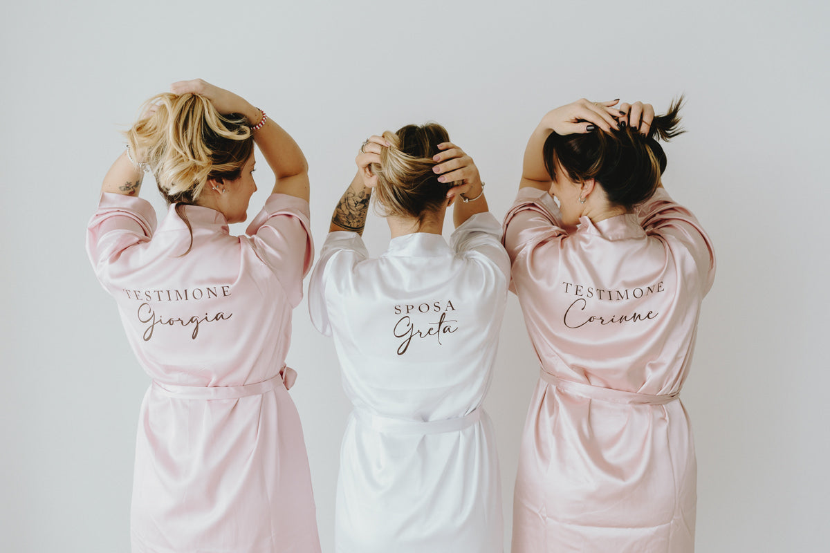 Vestaglia sposa personalizzata – mimistudio