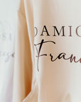 Custom bridal gown