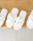 Pantofole sposa e damigelle personalizzate