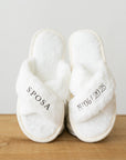 Pantofole sposa e damigelle personalizzate