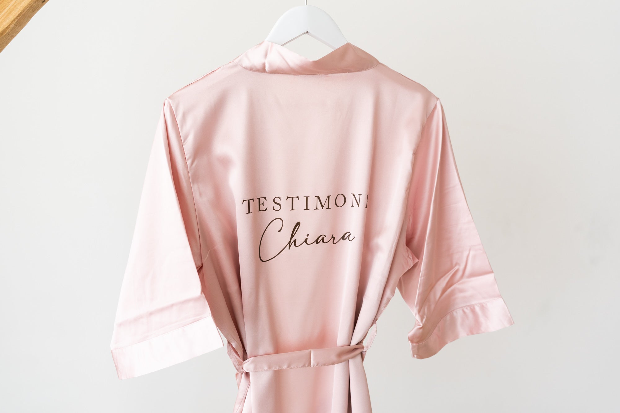 Personalizzata Sposa Kimono da donna in raso per la festa