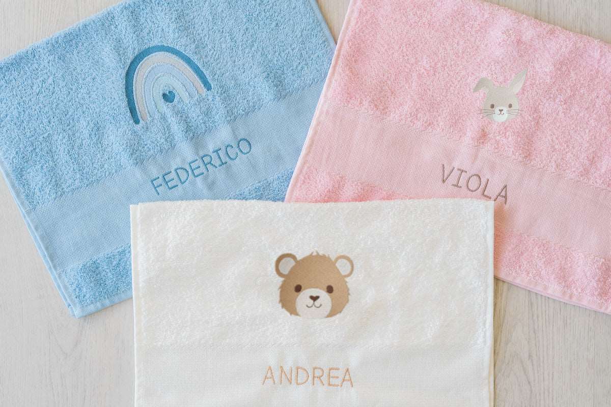 Asciugamano asilo personalizzato – mimistudio