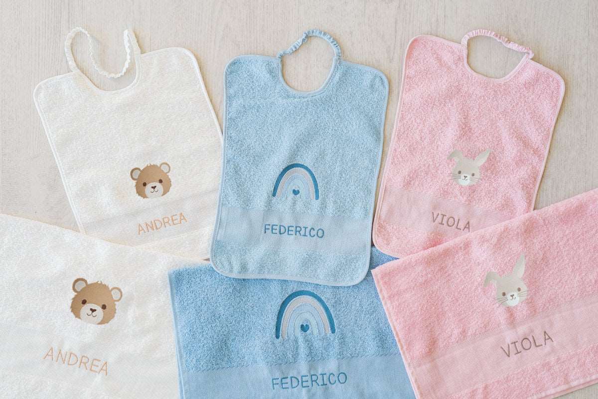 SET ASILO SCUOLA bambina, 3 pezzi: bavaglio, sacca e asciugamano (s... | su MissHobby SET ASILO SCUOLA bambina, 3 pezzi: bavaglio, sacca e asciugamano (s... | su MissHobby