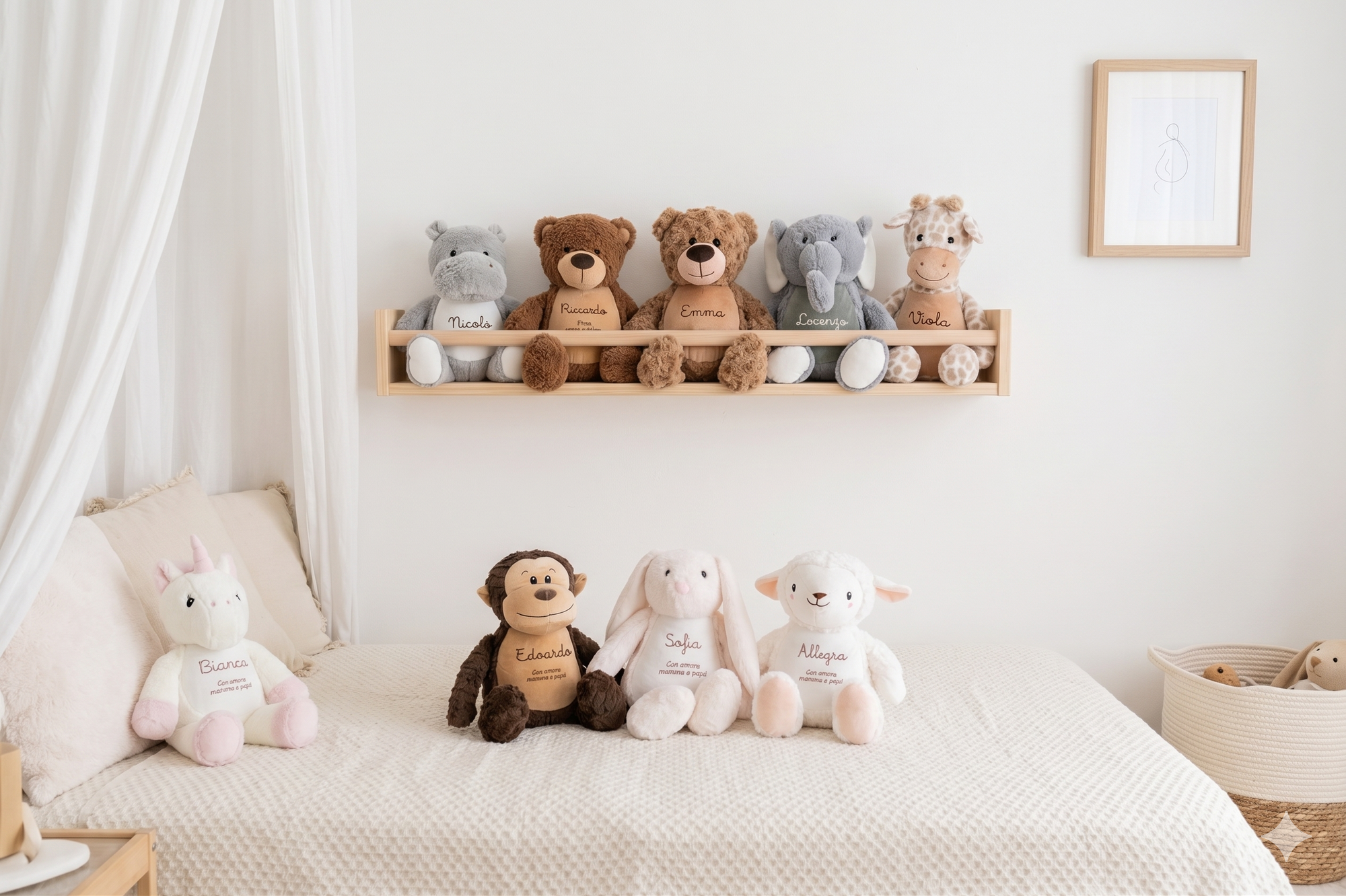 Peluche Ricamati