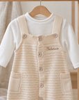 Salopette + Maglia in 100% Filo di Cotone