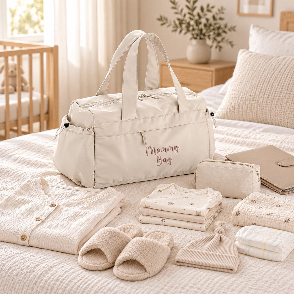Bourse Passeggino - bourse pour maman personnalisée avec ricamo