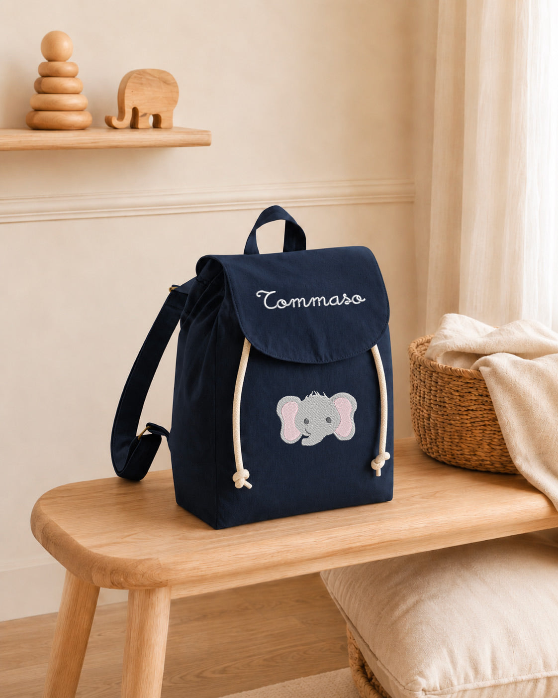 Zainetto Bambino con Ricamo Personalizzato