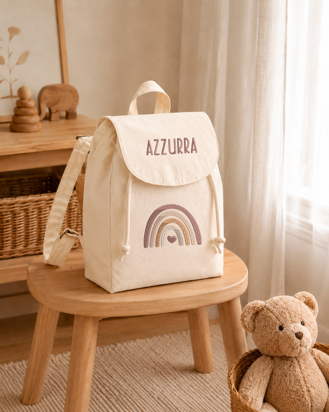 Zainetto Bambino con Ricamo Personalizzato