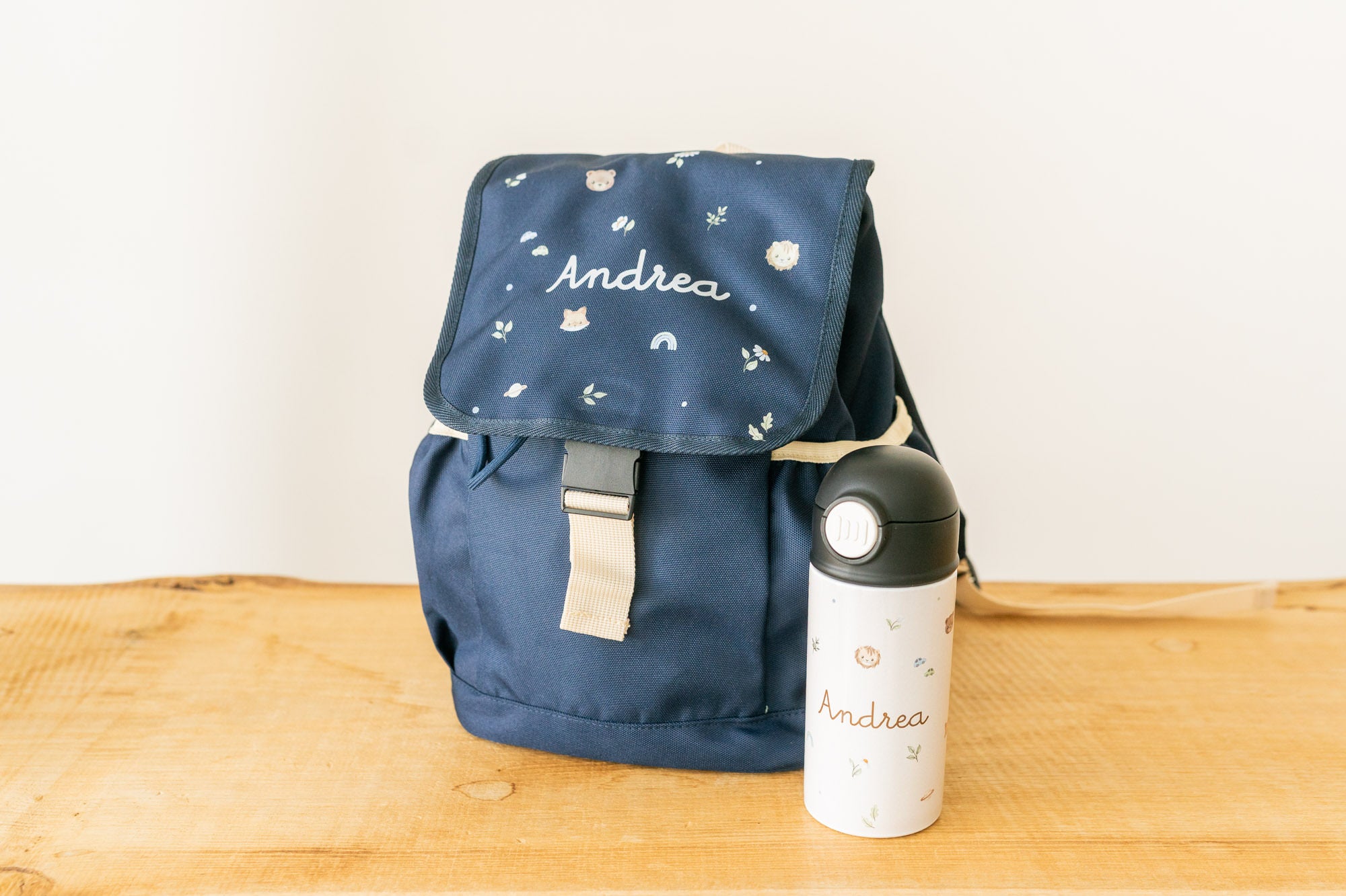 Zainetto e Borraccia Bambino "Piccole Scoperte"