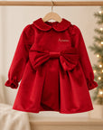 Combinaison chenille de Noël Tartan vert avec broderie personnalisée