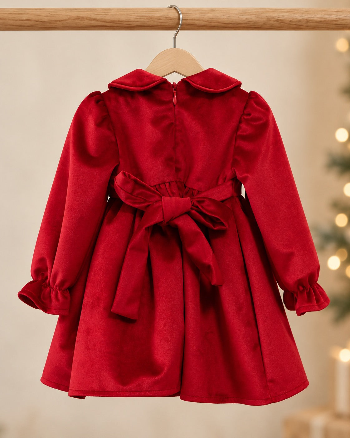 Combinaison chenille de Noël Tartan vert avec broderie personnalisée