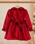 Combinaison chenille de Noël Tartan vert avec broderie personnalisée