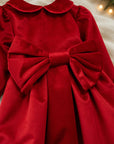 Combinaison chenille de Noël Tartan vert avec broderie personnalisée