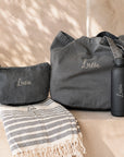 Set Mare "Cinque Terre" (Telo mare+Borsa+Pochette+Borraccia)