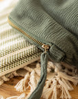 Ensemble Serviette de Plage + Sac + Pochette de Plage "Cala Brandinchi" avec broderie personnalisée