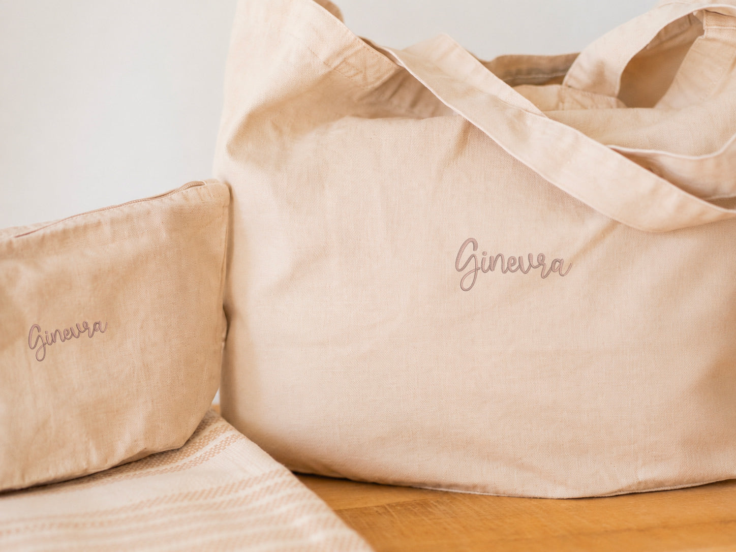 Set Mare "Cinque Terre" (Telo mare+Borsa+Pochette+Borraccia)