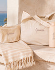 Set Mare "Cinque Terre" (Telo mare+Borsa+Pochette+Borraccia)