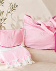 Set Mare "Cinque Terre" (Telo mare+Borsa+Pochette+Borraccia)