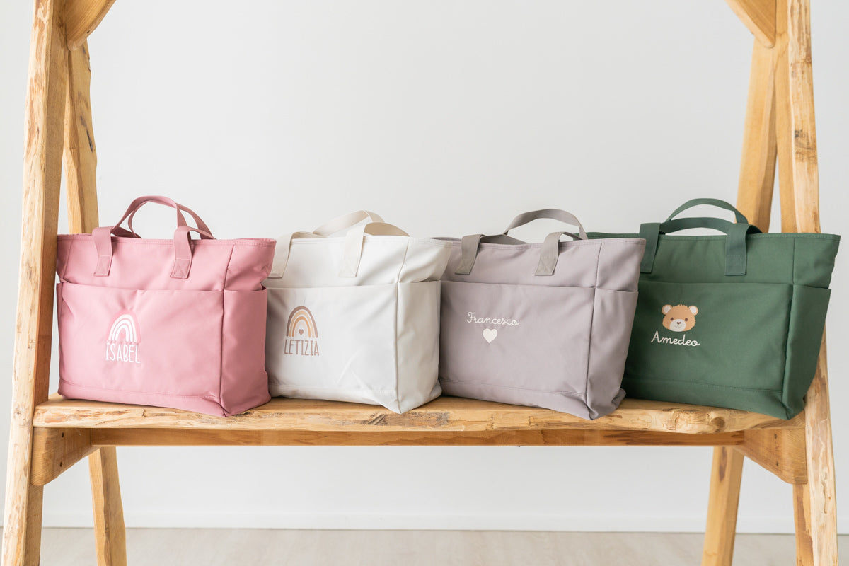 Borsa Passeggino personalizzata con ricamo