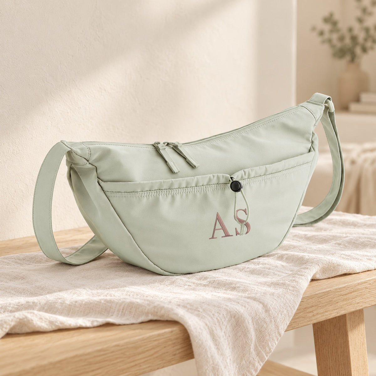 Borsa a Tracolla - Mommy Bag personalizzata con ricamo