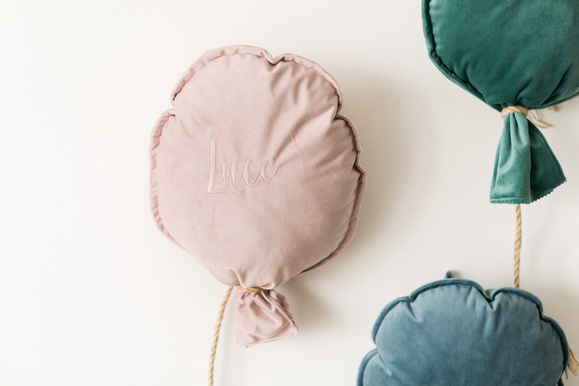 Cuscino a Palloncino in Velluto personalizzato