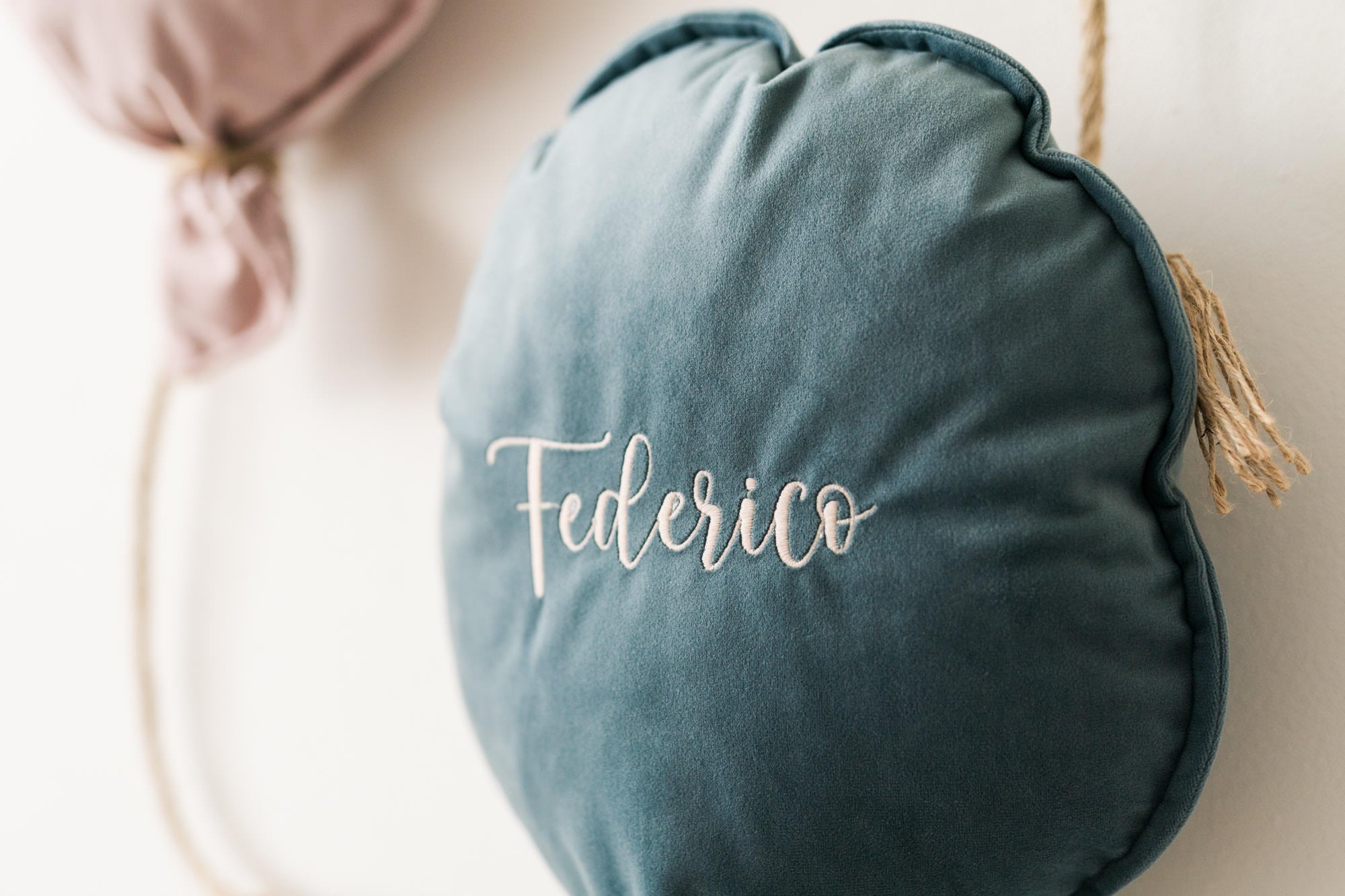 Cuscino a Palloncino in Velluto personalizzato
