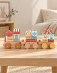 Trenino Legno Circus Personalizzato