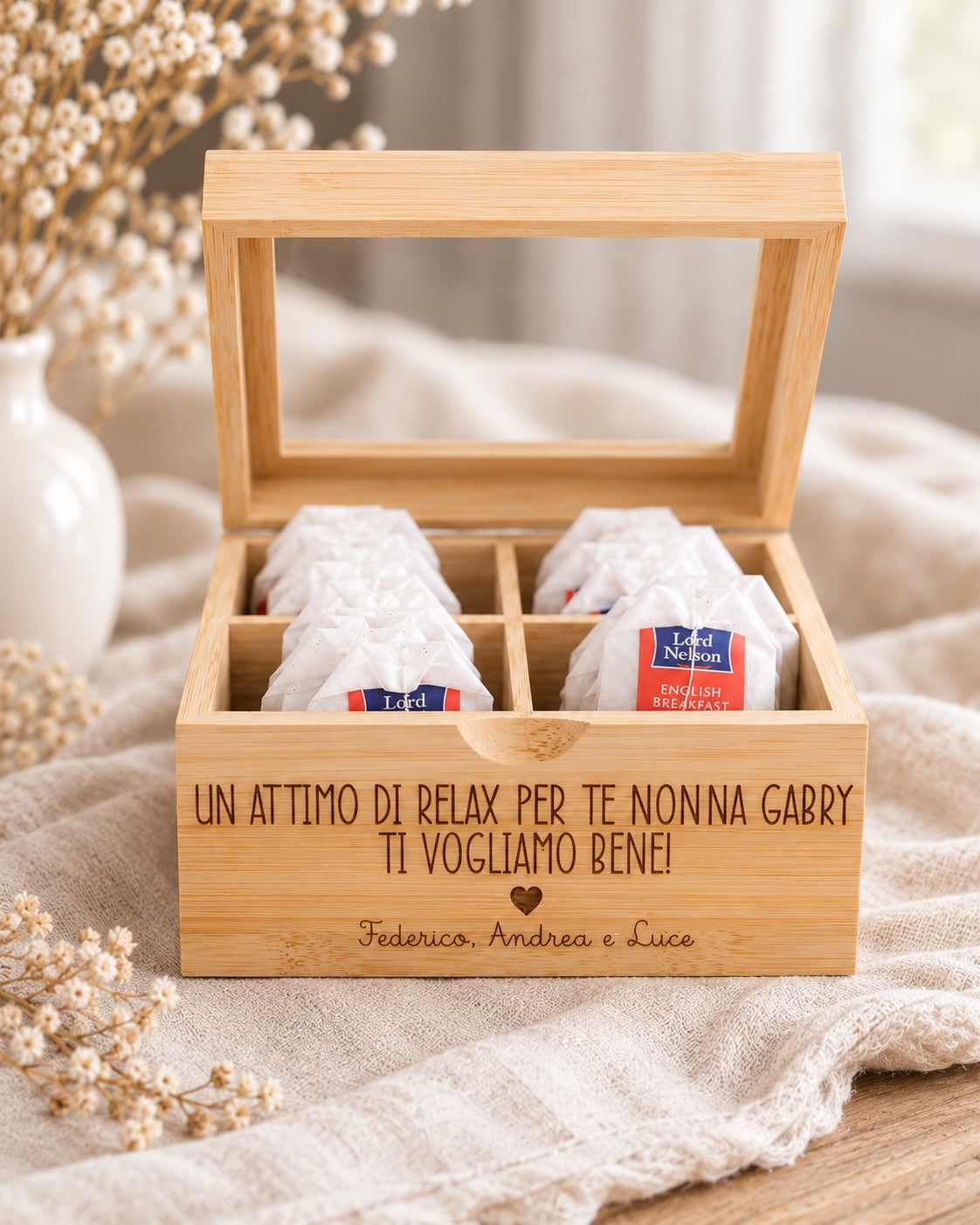 Scatola Tè personalizzata