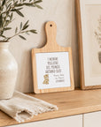 Tagliere in ceramica personalizzato