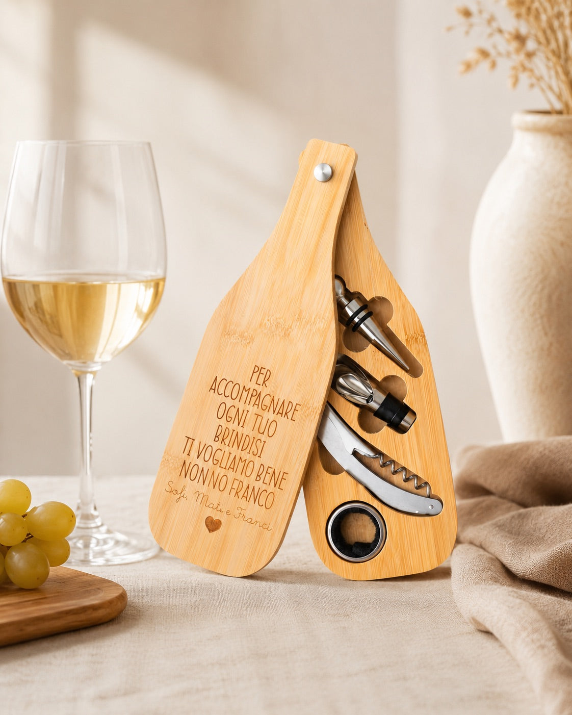 Coffret à vin personnalisé