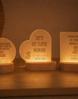 Lampada notturna personalizzata