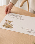 Tovaglietta plastificata con Dedica Personalizzata
