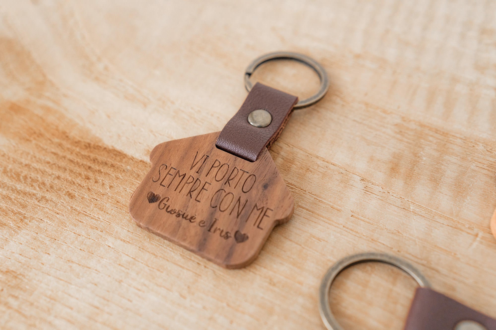 Portachiavi in Legno personalizzato