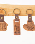 Portachiavi in Legno personalizzato