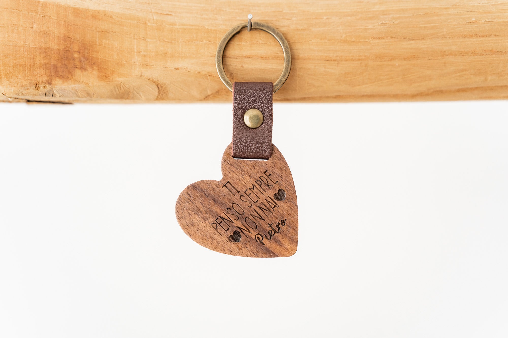 Portachiavi in Legno personalizzato