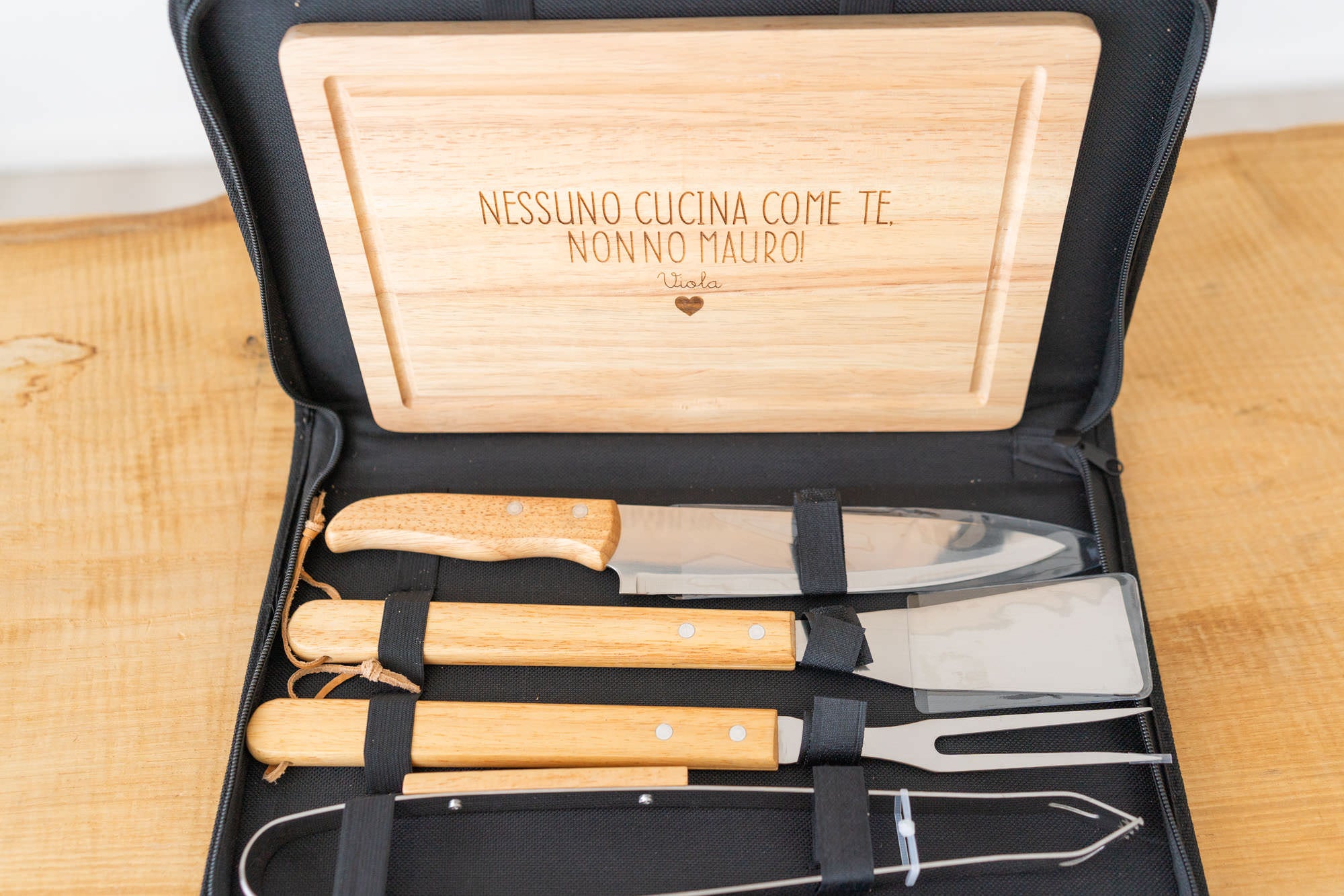 Juego de barbacoa personalizado