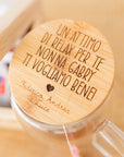 Set  Scatola Tè + Tazza in vetro personalizzati