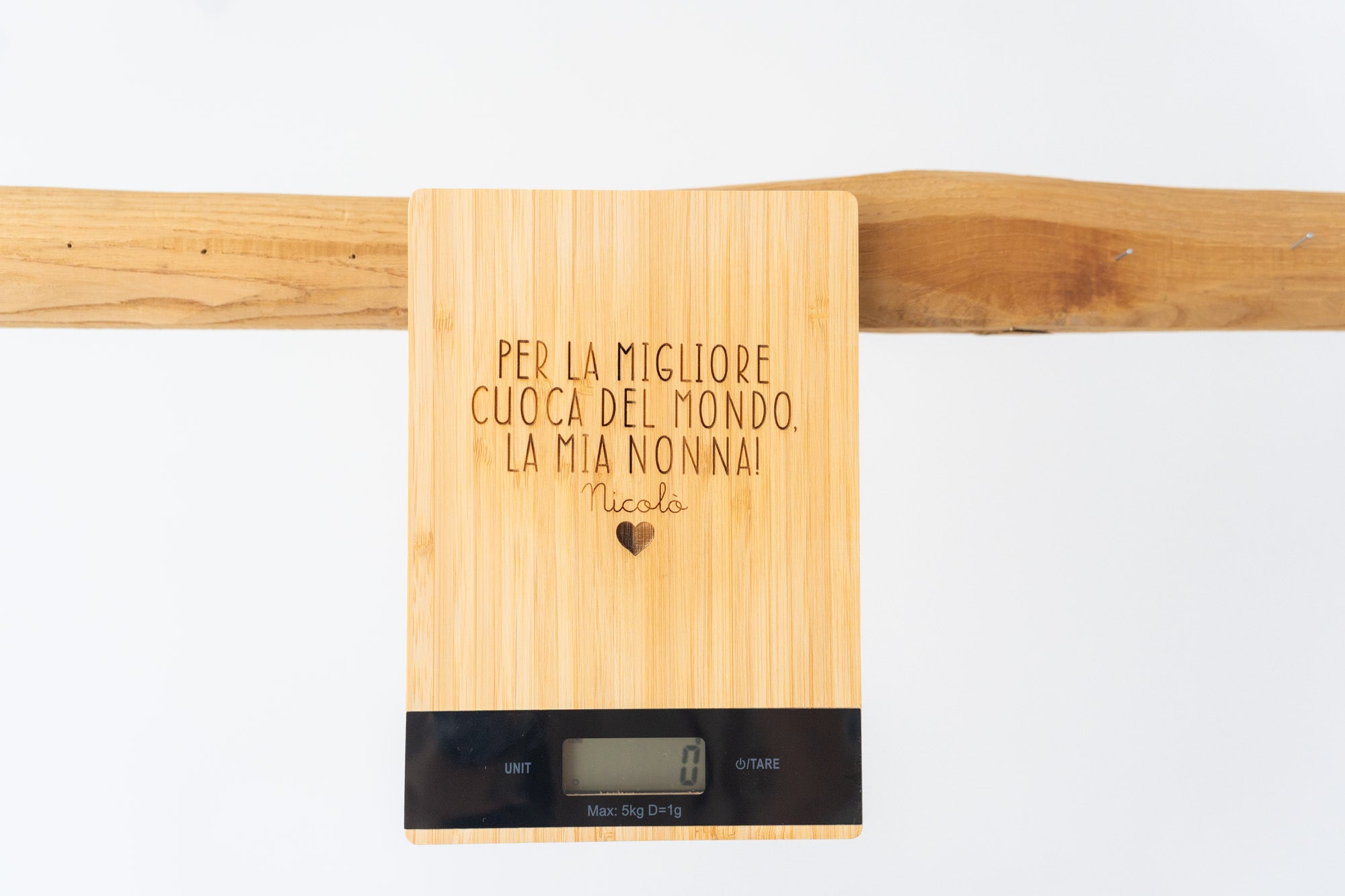 Báscula personalizada