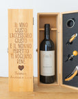 Scatola per Vino con Accessori personalizzato