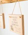Quadretto con dedica personalizzata
