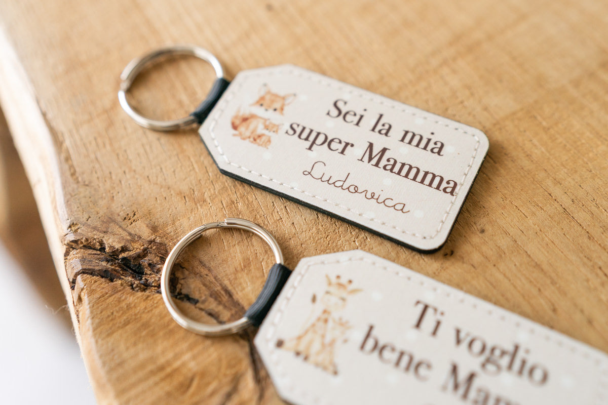 Portachiavi ecopelle personalizzato – mimistudio - Main Image