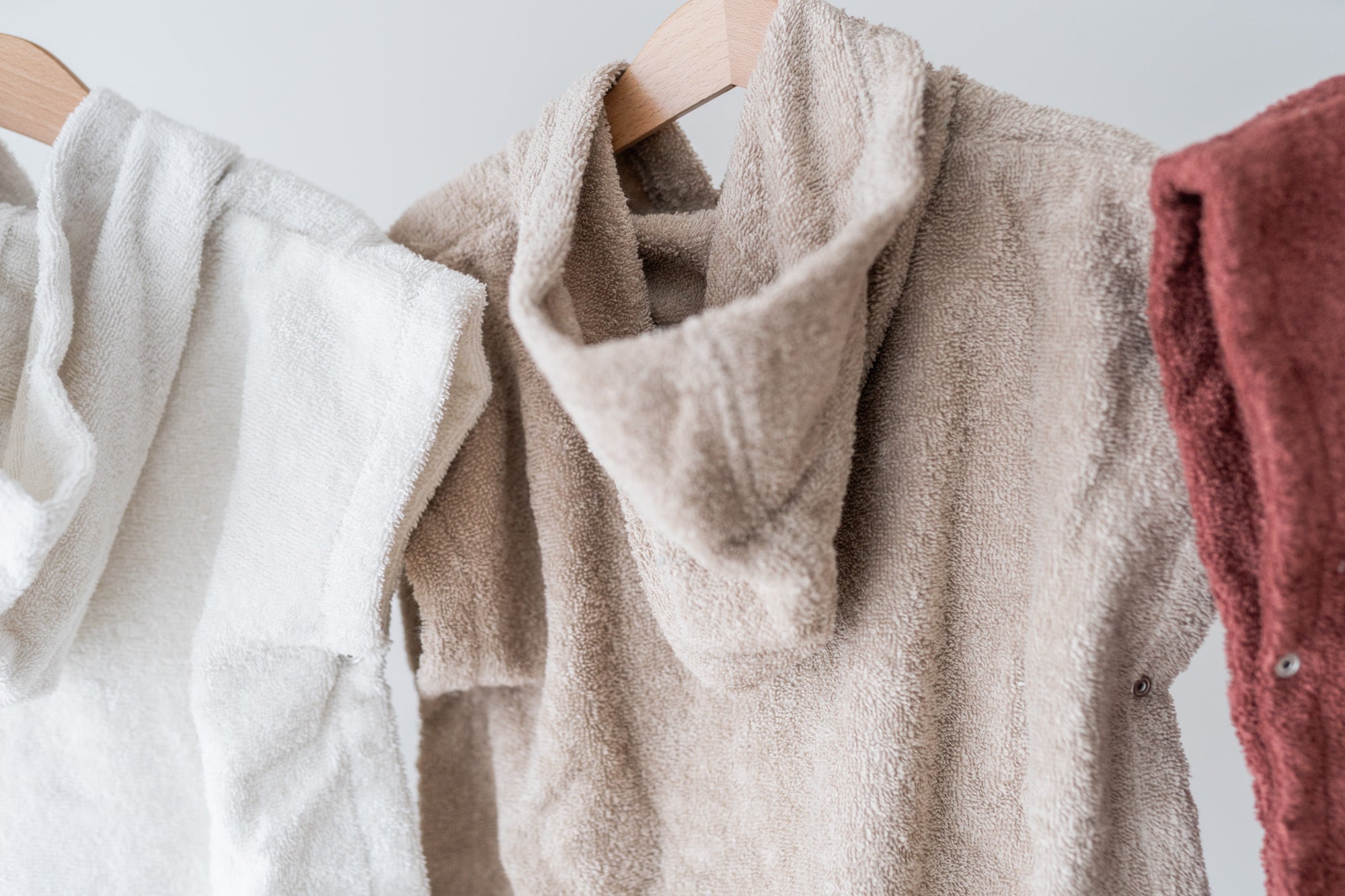 Poncho in cotone con ricamo personalizzato