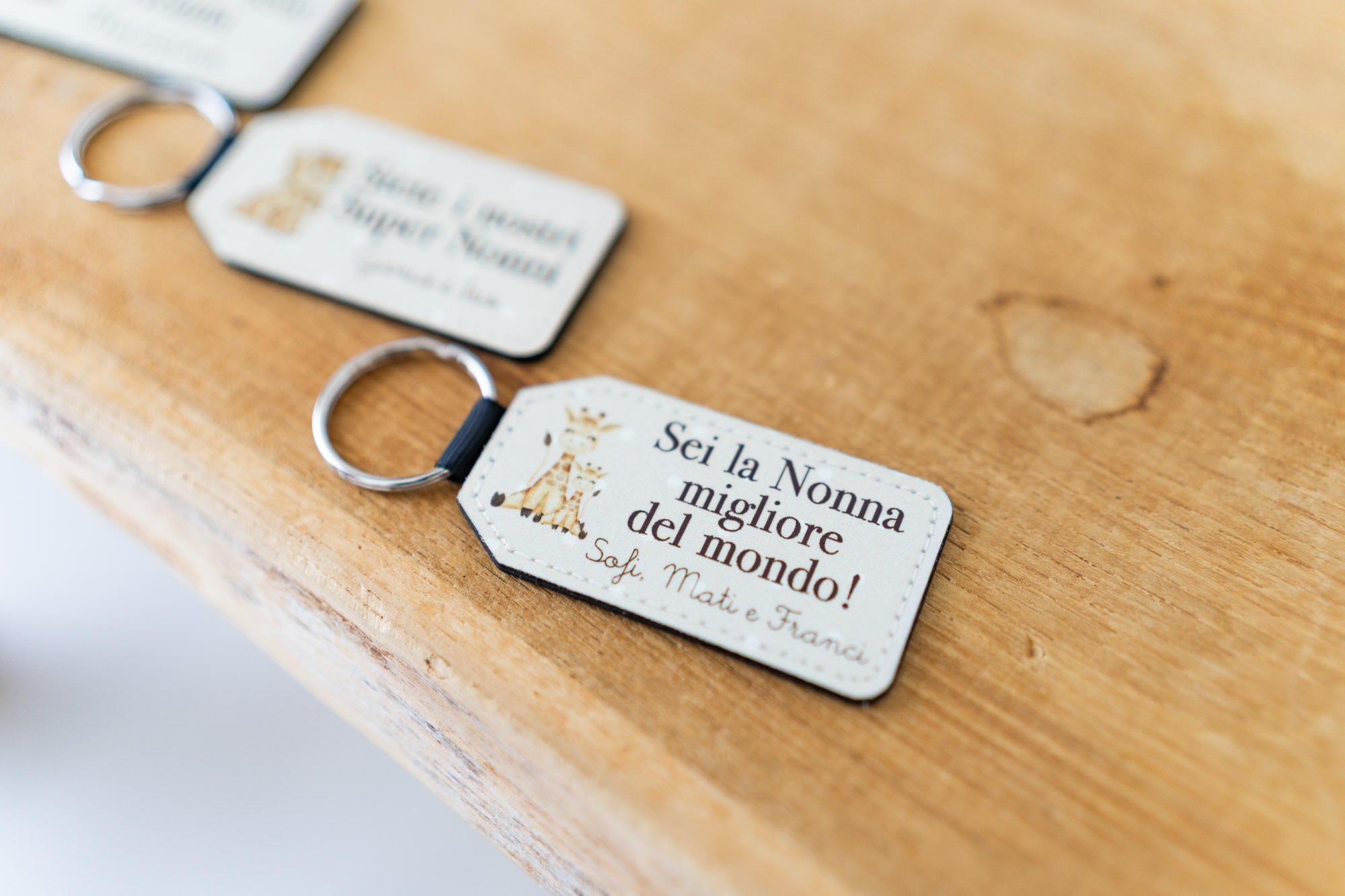 Portachiavi ecopelle personalizzato