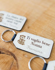 Portachiavi ecopelle personalizzato