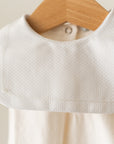 Barboteuse en laine mélangée Rose Antique avec broderie personnalisée