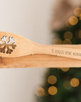 Cucchiaio Natalizio in legno con incisione personalizzata