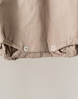 Barboteuse en laine mélangée Rose Antique avec broderie personnalisée