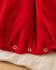 Pagliaccetto di Natale in Ciniglia Rosso