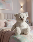 Peluche "Bear" Cream 42cm con Nome ricamato