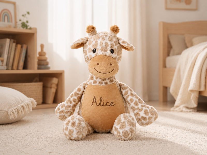Peluche Giraffa 42cm con Nome ricamato